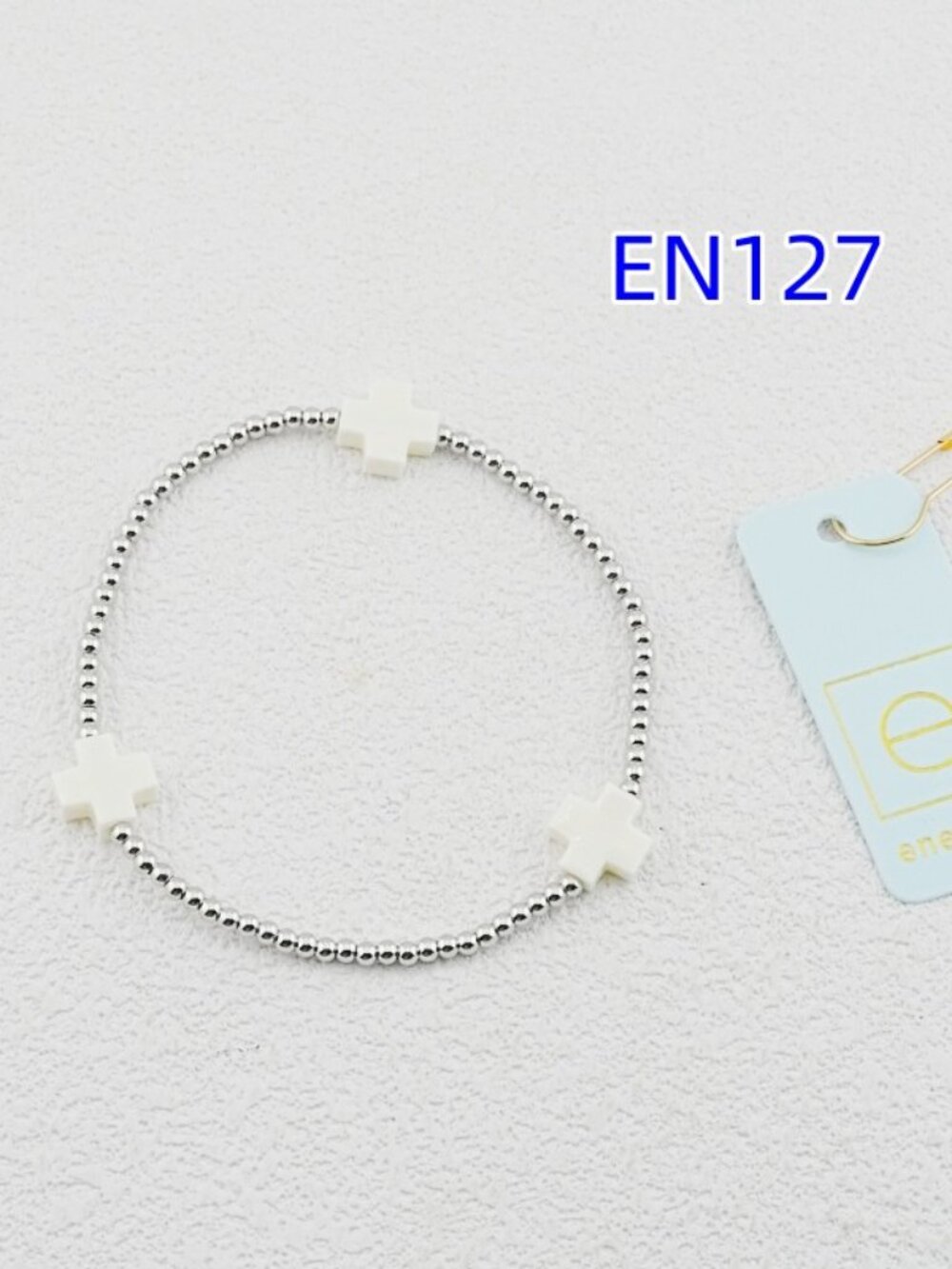 Enewton Gold Bead Cross Bracelet